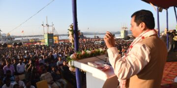 Union Minister Sarbananda Sonowal joins Chath Puja celebrations in Guwahati