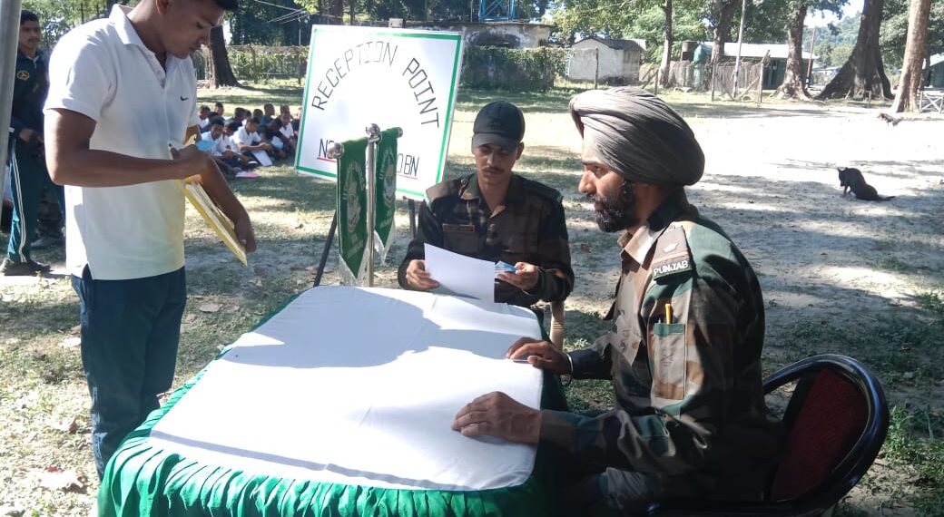 Indian Army training Assam Police commandos