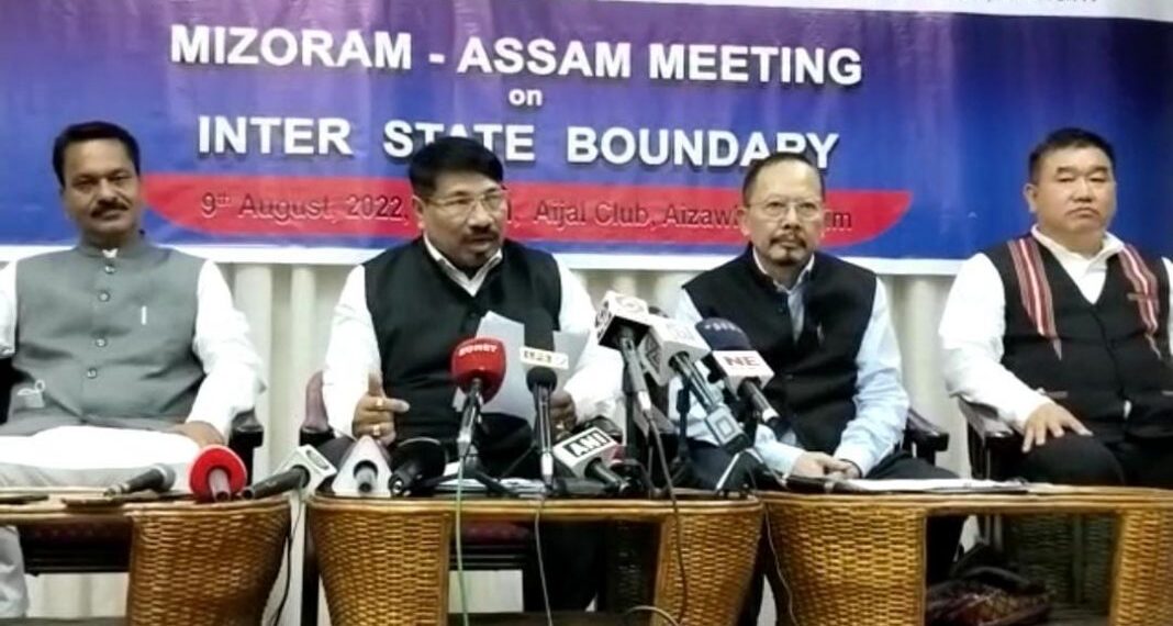 Assam Mizoram talks
