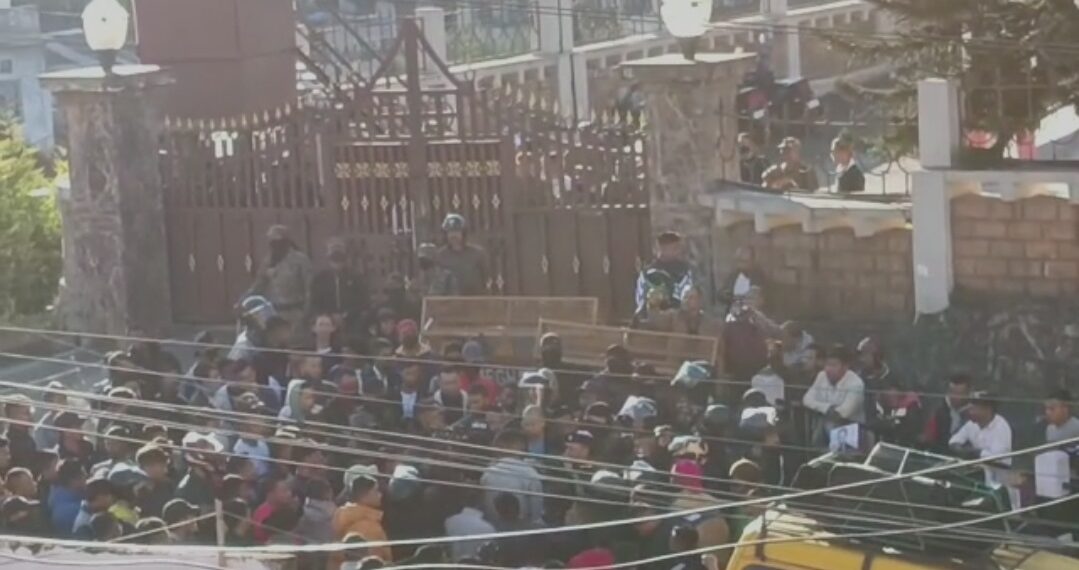 Meghalaya CM residence gherao