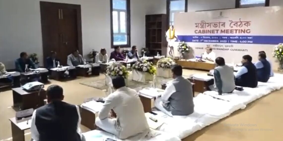 Assam minister sat on floor to attend cabinet meeting at Mahatma Gandhi’s abode in Guwahati