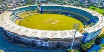 Assam Cricket Association stadium at Barsapara in Guwahati