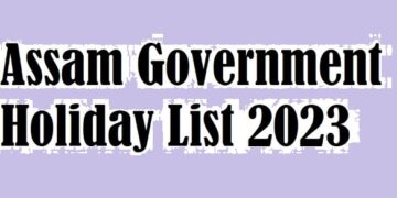 Assam Government Holiday List 2023