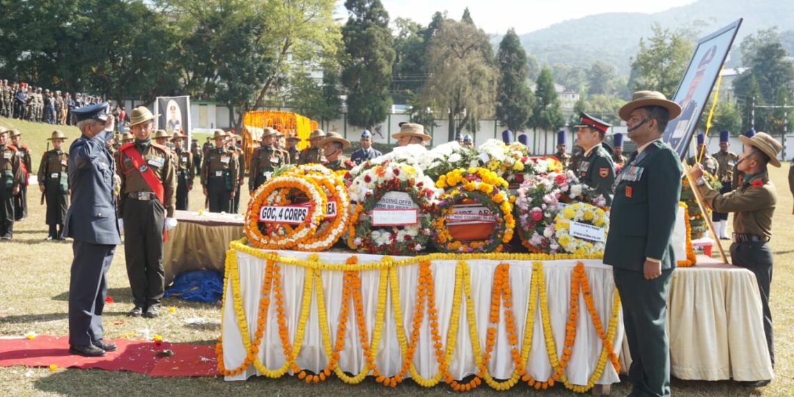 Lt Gen KC Panchanathan laid to rest in Shillong