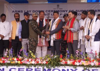 1,179 cadres of two banned insurgent outfits surrender at Hailakandi in South Assam
