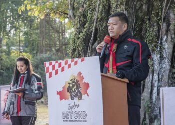 Pema Khandu flags off ‘Explore Beyond’ women bike expedition at Pasighat in Arunachal Pradesh  