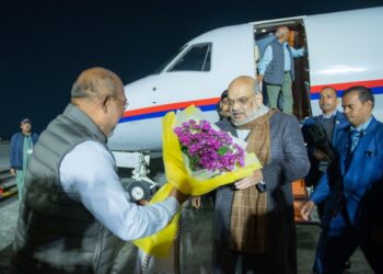 Amit Shah reaches Manipur, to inaugurate Churachandpur Medical College on January 6