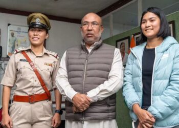 Women football star Bala Devi receives felicitation as Inspector of Manipur Police