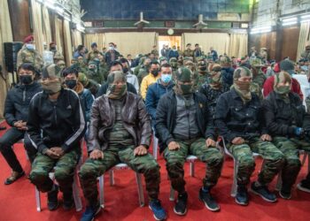 43 cadres of insurgent outfits lay down arms in Manipur