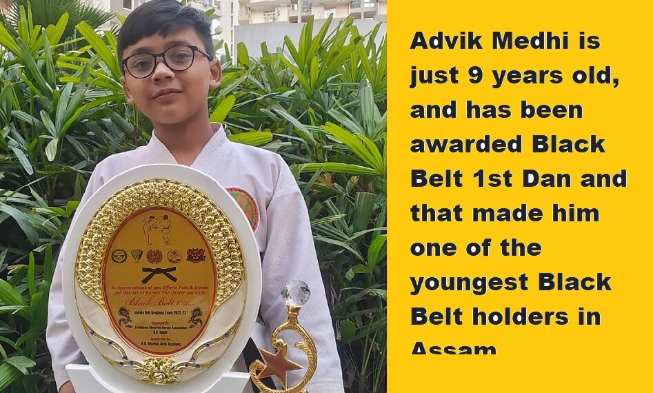 At 9, Advik Medhi is karate black belt holder