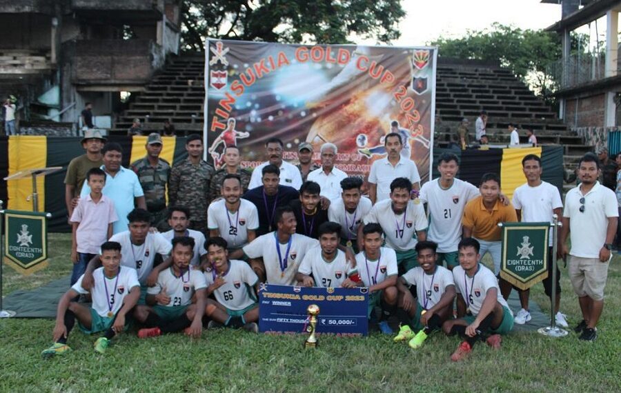Barekuri RSA wins Tinsukia Football Gold Cup 2023