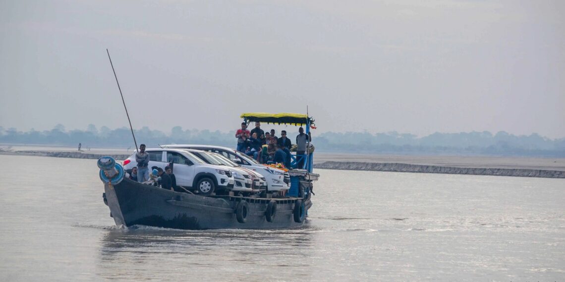 Majuli-Nimati Ghat ferry services suspended indefinitely as Brahmaputra swells