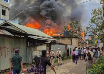 Arson in Imphal West: Two abandoned houses torched; no casualties