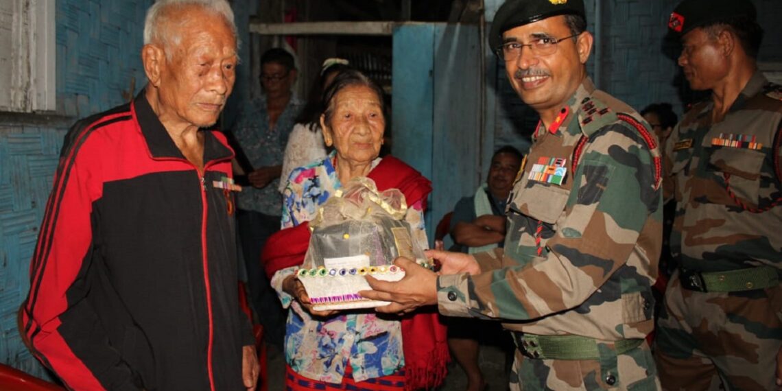 Assam Rifles honours 104-year-old Gallantry Awardee in Nagaland