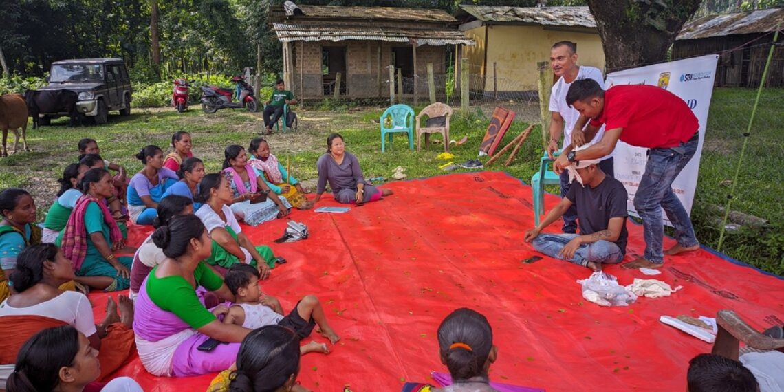 Locals in human-elephant conflict prone Assam’s Baksa receive first-aid training