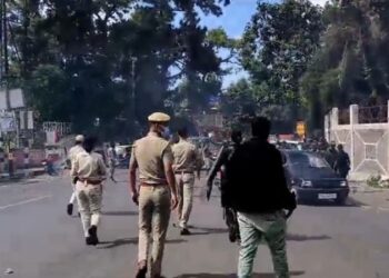 HITO’s protest over black uniforms turns violent in Shillong, several arrested