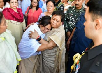 Manipur Governor visits grieving families of slain youth amidst protests