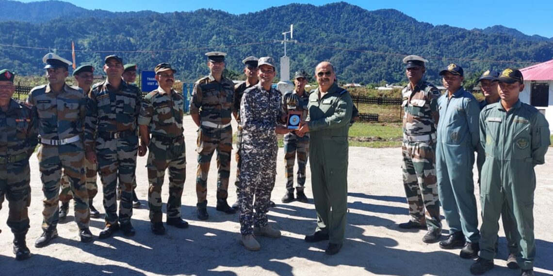 Air Chief Marshal Chaudhari’s NE tour kicks off with visit to Arunachal’s Vijaynagar