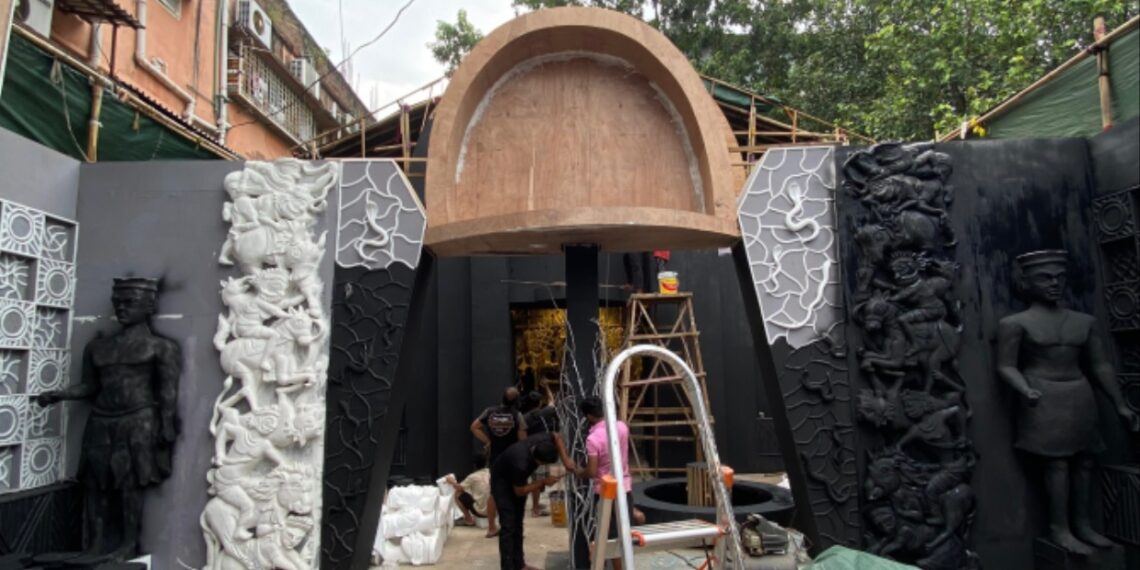 Athgaon’s iconic Durga Puja: A legacy of innovation, community building