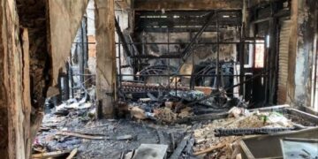 Fire at Shillong’s Police Bazaar claims life, sparks safety concerns