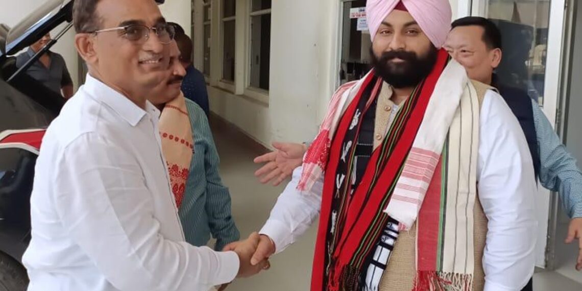AAP leader Harjot Singh Bains kicks off party’s debut poll campaign in Mizoram