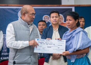 Manipur seeks Rs 476 Cr relief package from Centre; CM launches housing scheme