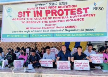 NESO mobilises massive protests across NE demanding peace in Manipur