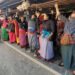 Imphal’s women vendors stage sit-in protest; question govt’s peace efforts