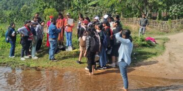 Jorhat’s DCB Girls’ College students probe disaster risk in Kohora River Basin