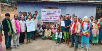 Solar-powered elephant deterrent fence erected in Meghalaya’s West Garo Hills