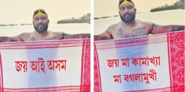 Assamese natator’s solo swim from Elephanta Island to Mumbai sets new records