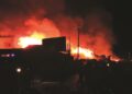 Raging fire at Bajoria Mill sparks midnight chaos in Shillong, no casualties reported