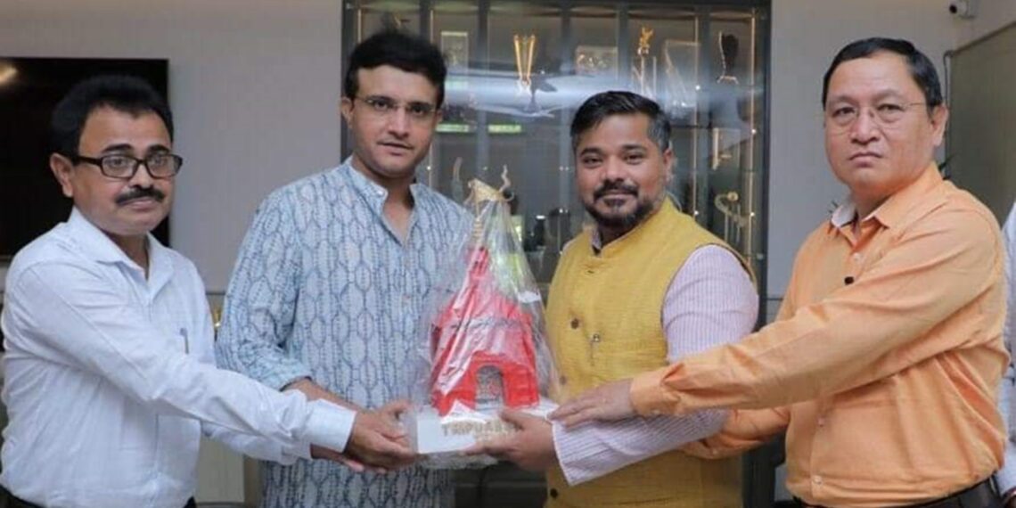 Ex-cricketer Sourav Ganguly to ink deal as Tripura Tourism’s brand ambassador today