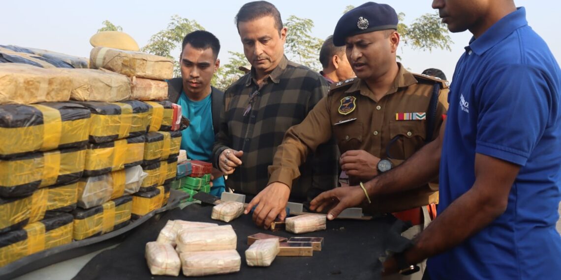 Chief Minister lauds STF Assam for ‘biggest drug haul’ worth Rs 100 Cr in Karimganj