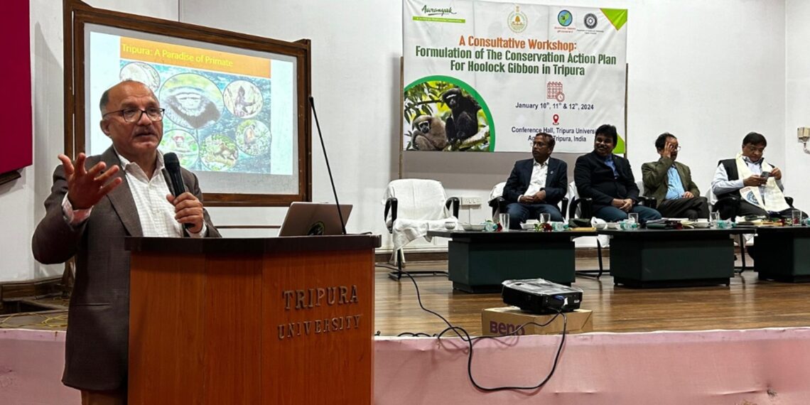 Three-day workshop on Western Hoolock Gibbon conservation underway in Tripura