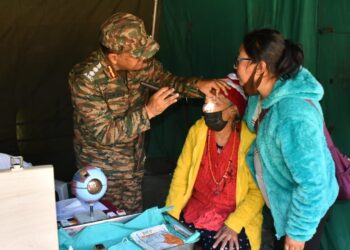 Indian Army, civilian medics join forces for pioneering eye-care camp in Arunachal’s Dirang