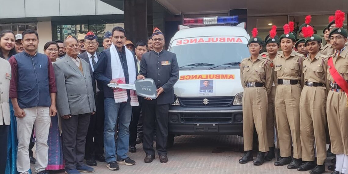 Mumbai MLA-led foundation donates ambulance for ex-servicemen in Assam