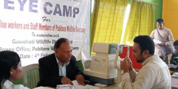 Free eye check-up camp organised for Pobitora Wildlife Sanctuary workers in Assam