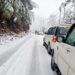 Snowfall paralysis in Arunachal: Vehicles stranded on Balipara-Charduar-Tawang route