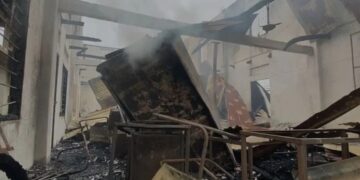 Explosion rocks Imphal’s Dhanamanjuri University, one dead, another critical