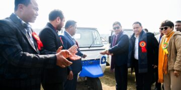 Meghalaya CM hands over 207 e-vehicles for waste collection in Khasi, Jaintia Hills blocks