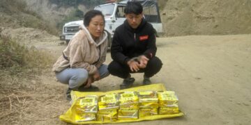 Crystal meth worth Rs 32 Cr seized in Mizoram’s Champhai, two arrested