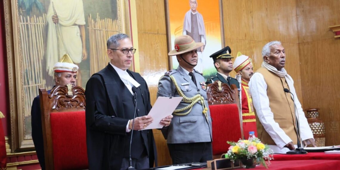 Justice S Vaidyanathan sworn in as Chief Justice of Meghalaya High Court