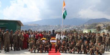 Armed forces, local community commemorate 74th Maj Bob Khathing Day in Tawang