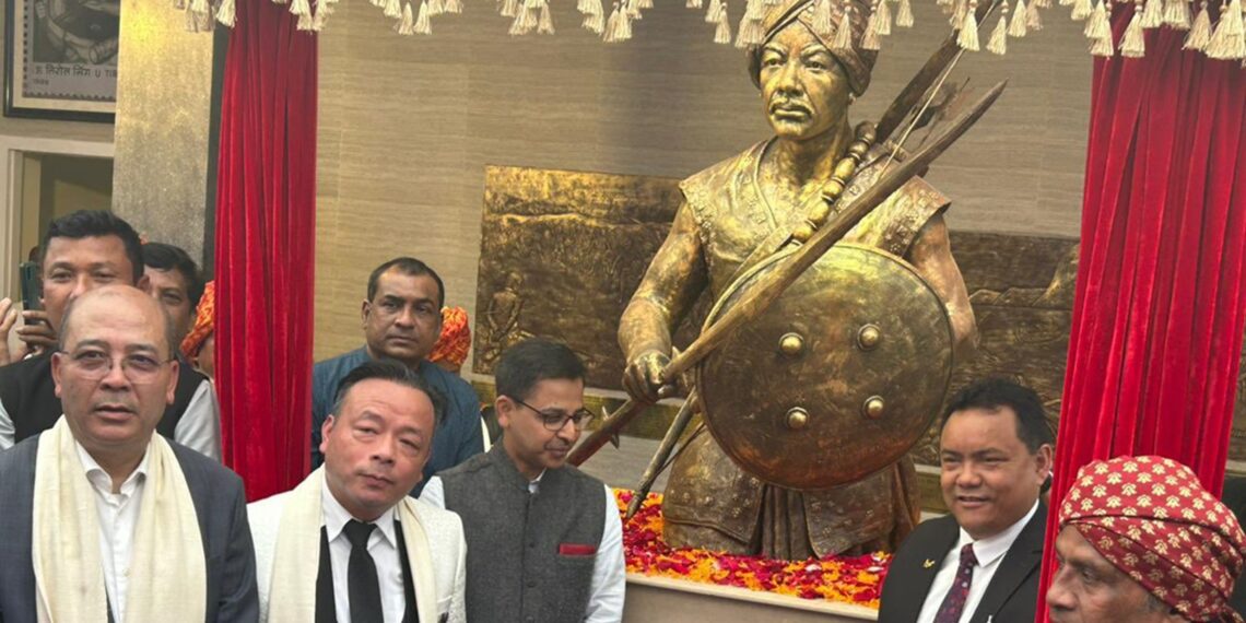 Statue of Khasi Freedom Fighter U Tirot Sing unveiled in Dhaka