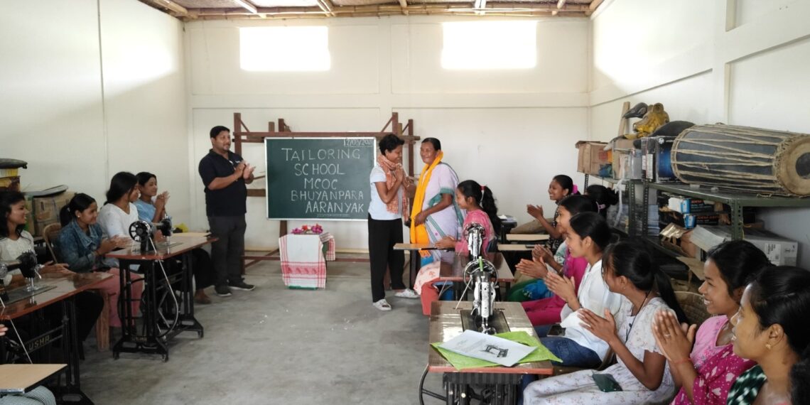 Tailoring school empowers indigenous women in Manas National Park’s fringe villages
