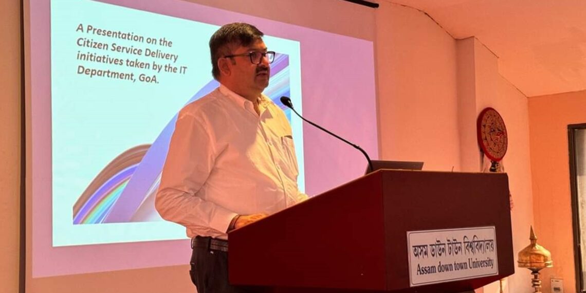 IFS officer Pavan Kumar enlightens Assam down town University on citizen service delivery