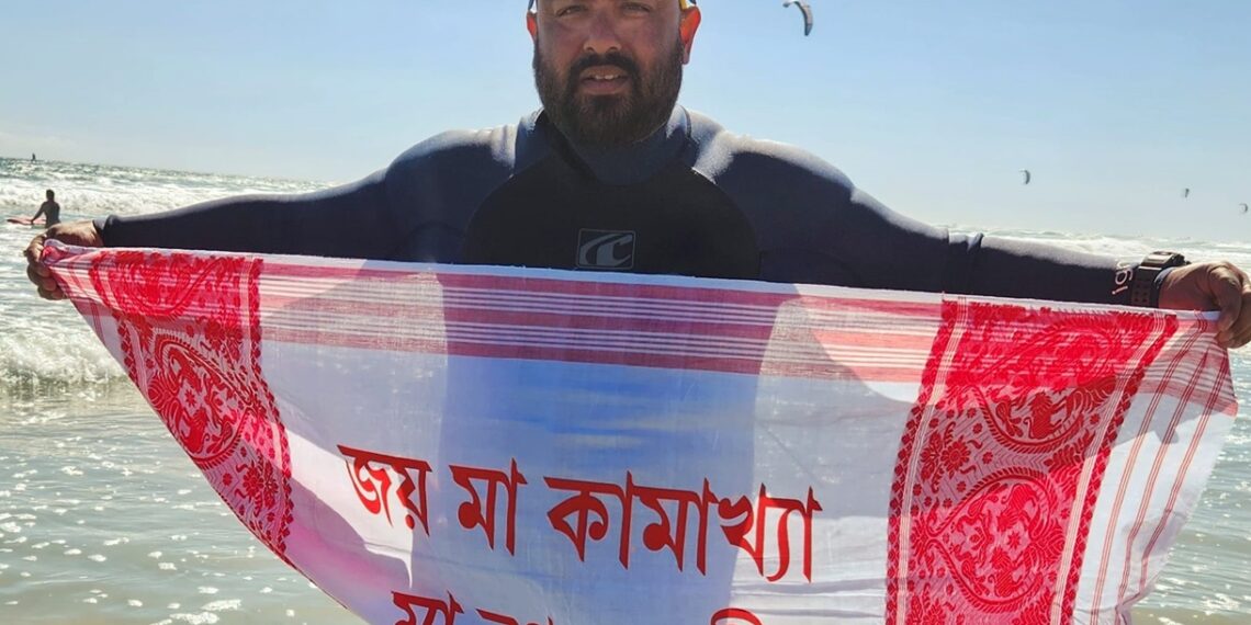 Assamese swimmer scripts history with Robben Island solo swim in South Africa