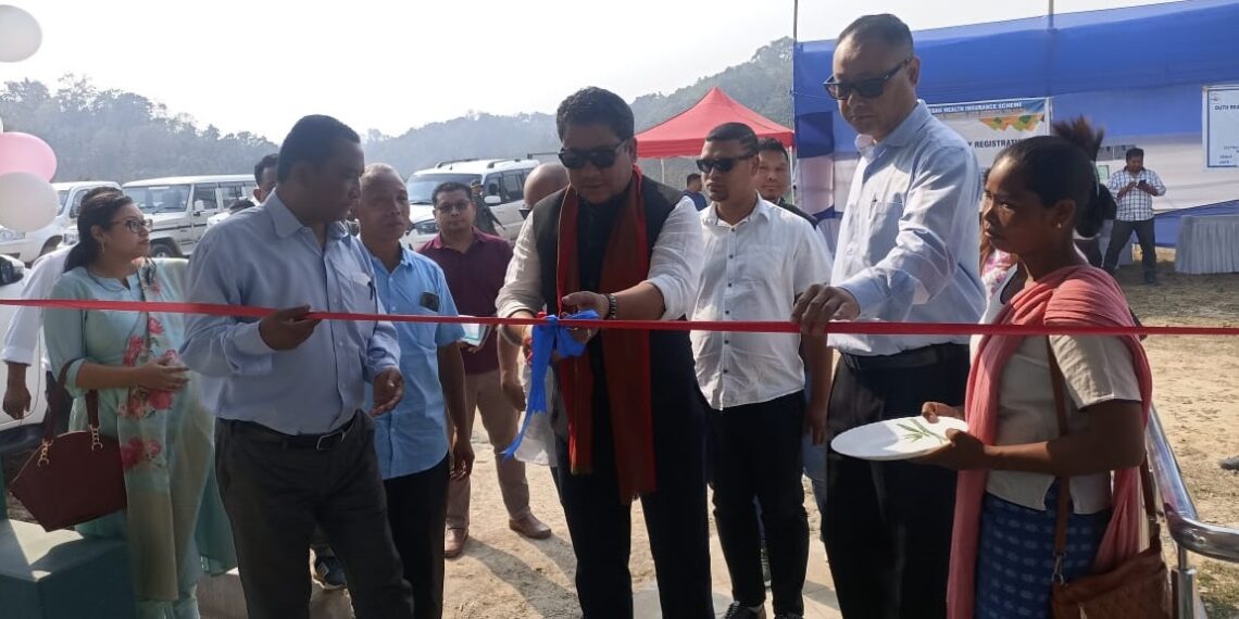 Chelipara Sub-Centre under PM-ABHIM inaugurated near Ampati by Mahendraganj MLA