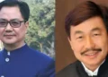 BJP names Kiren Rijiju, Tapir Gao as Lok Sabha candidates in Arunachal Pradesh